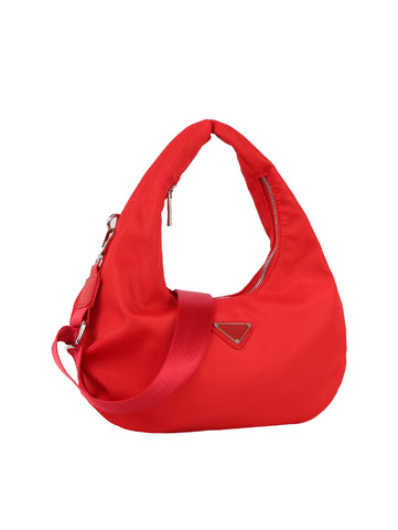 Trendy Nylon Hobo Handbag