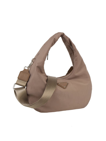 Trendy Nylon Hobo Handbag