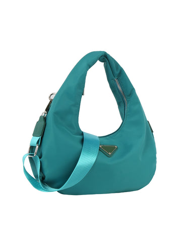 Trendy Nylon Hobo Handbag