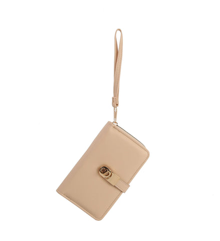 Dual Compartment Wristlet Wallet