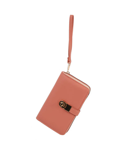 Dual Compartment Wristlet Wallet