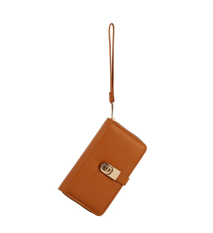 Dual Compartment Wristlet Wallet