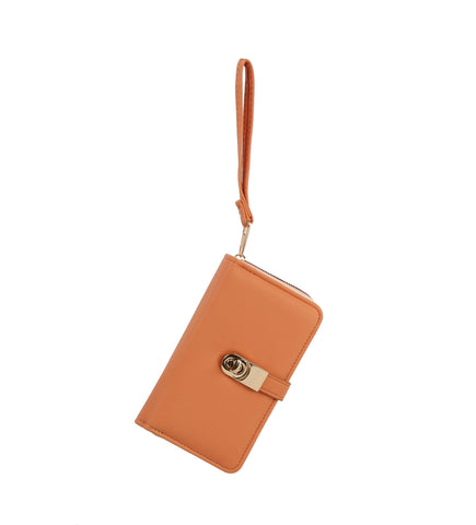 Dual Compartment Wristlet Wallet