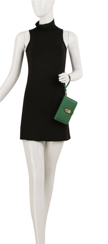 Dual Compartment Wristlet Wallet