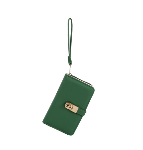 Dual Compartment Wristlet Wallet