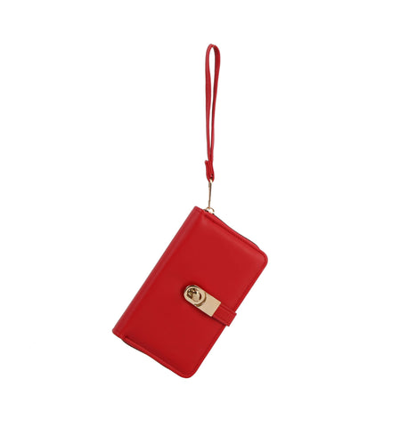 Dual Compartment Wristlet Wallet