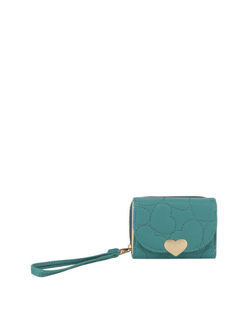 Quilted Heart Design Petite Wristlet Wallet