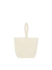 White Pearl Clutch Wristlet Handbag