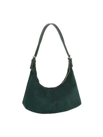 Sueded Classic Hobo  Handbag