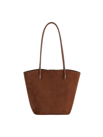 Sueded Tote Bag Two Piece Set