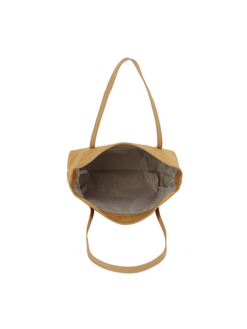 Suede Rectangle Shoulder Bag