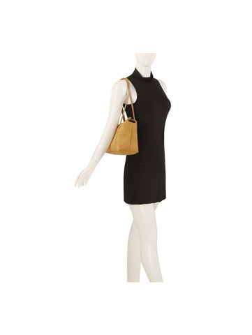 Suede Rectangle Shoulder Bag