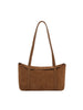 Suede Rectangle Shoulder Bag