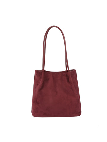 Minimal Suede Everyday Tote