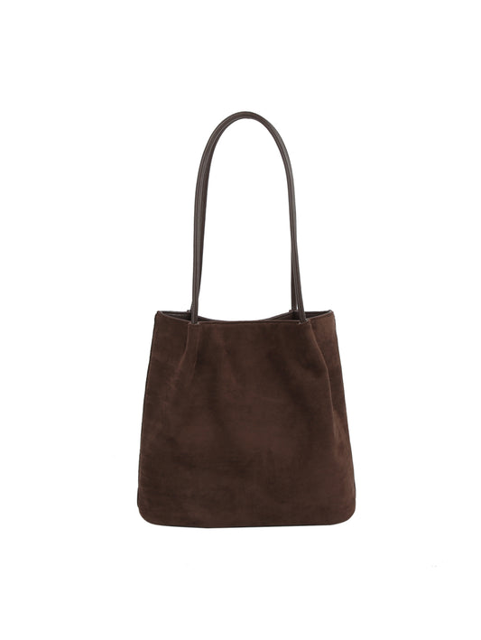 Minimal Suede Everyday Tote