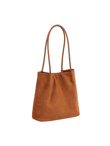 Minimal Suede Everyday Tote