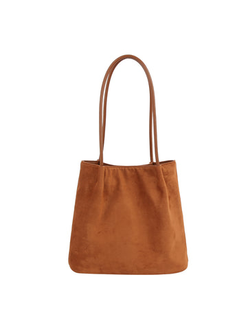 Minimal Suede Everyday Tote