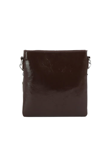 Studded Fringe Box Crossbody Bag