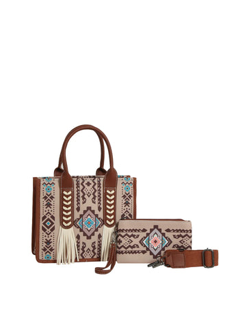 Aztec Pattern Tote Set