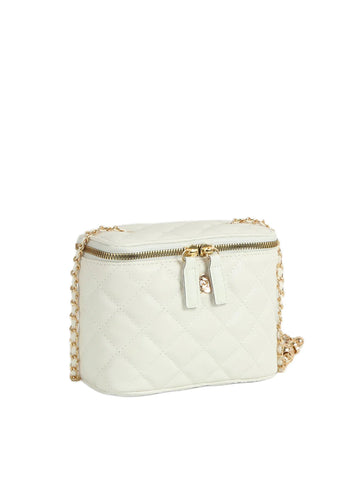 Quilted Design Box Style Crossbody