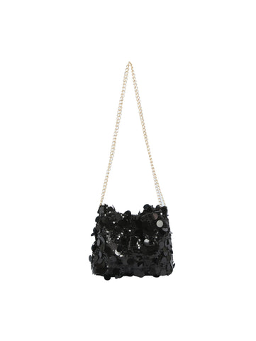 Disco Sparkle Sequin Chain Bag