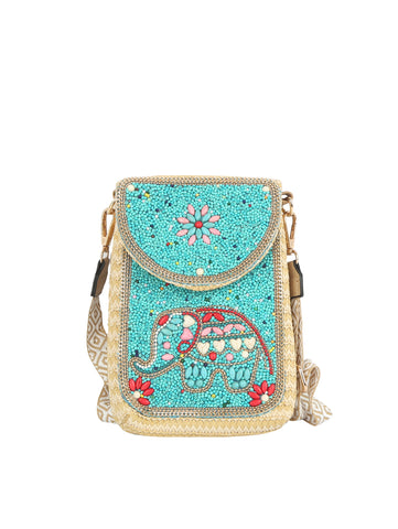 Beaded Boho Crossbody Phone Bag