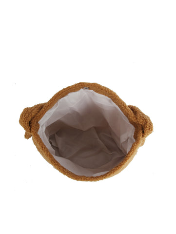 Cozy Fleece Plush Shoulder Hobo Bag