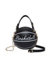 Basketball Design Round Crossbody Bag