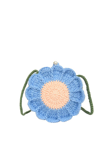 Sunflower Crochet Shoulder Bag