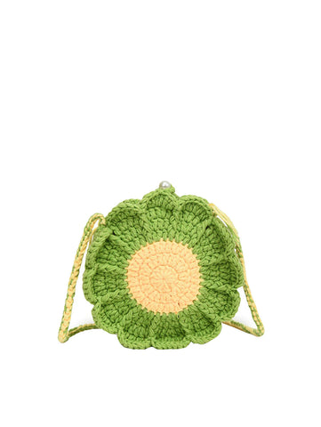 Sunflower Crochet Shoulder Bag