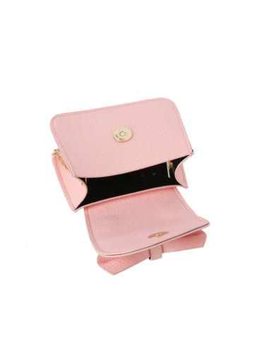 Pearl Handled Bow Design Mini Handbag
