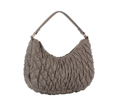 Quilted Classic Hobo Handbag