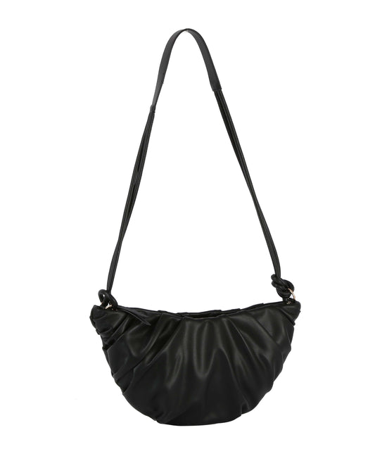 Pleated Top Shoulder Bag