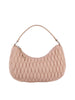 Quilted Design Hobo Handbag