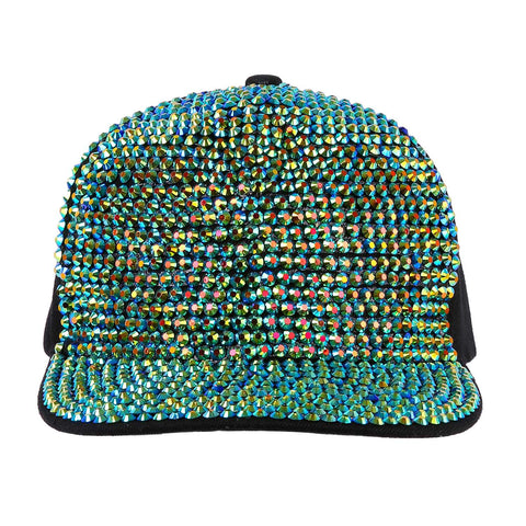 Dazzling Rhinestone Covered Fashion Baseball Hat