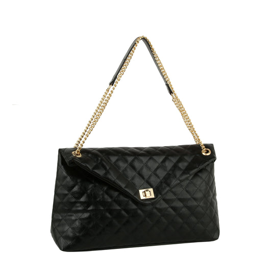 Oversized Quilted Tote Travel Bag