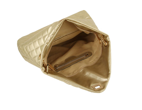 Oversized Quilted Tote Travel Bag