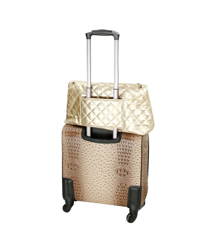 Oversized Quilted Tote Travel Bag