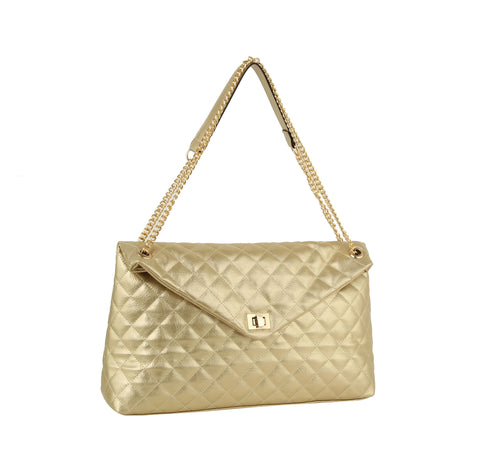 Oversized Quilted Tote Travel Bag