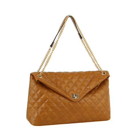 Oversized Quilted Tote Travel Bag