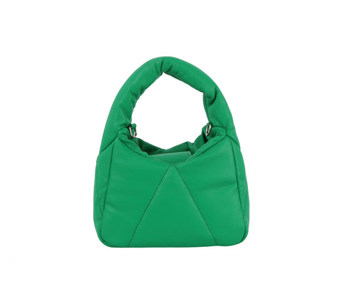 Quilted Nylon Puffer Hobo Handbag