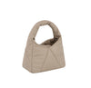 Quilted Nylon Puffer Hobo Handbag