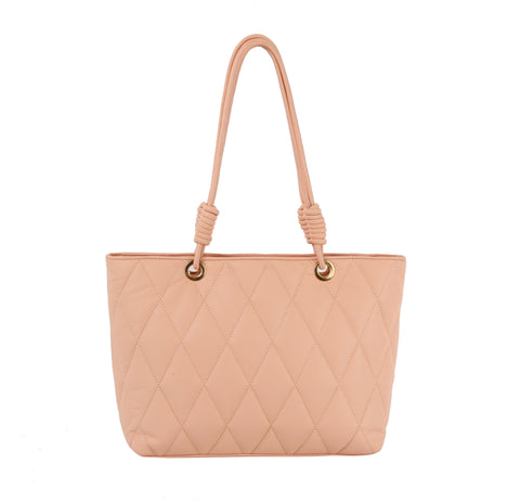 Classic Quilted Tote Handbag