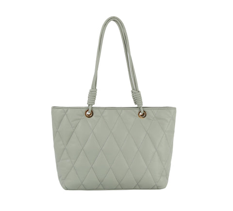 Classic Quilted Tote Handbag