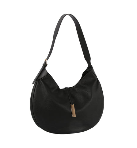 Decorative Flap Hobo Handbag