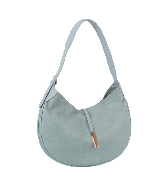 Decorative Flap Hobo Handbag