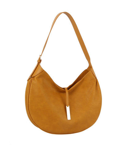 Decorative Flap Hobo Handbag