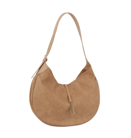 Decorative Flap Hobo Handbag