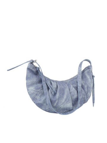 Pleated Design Denim Hobo