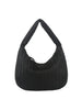 Embossed Classic Hobo Handbag